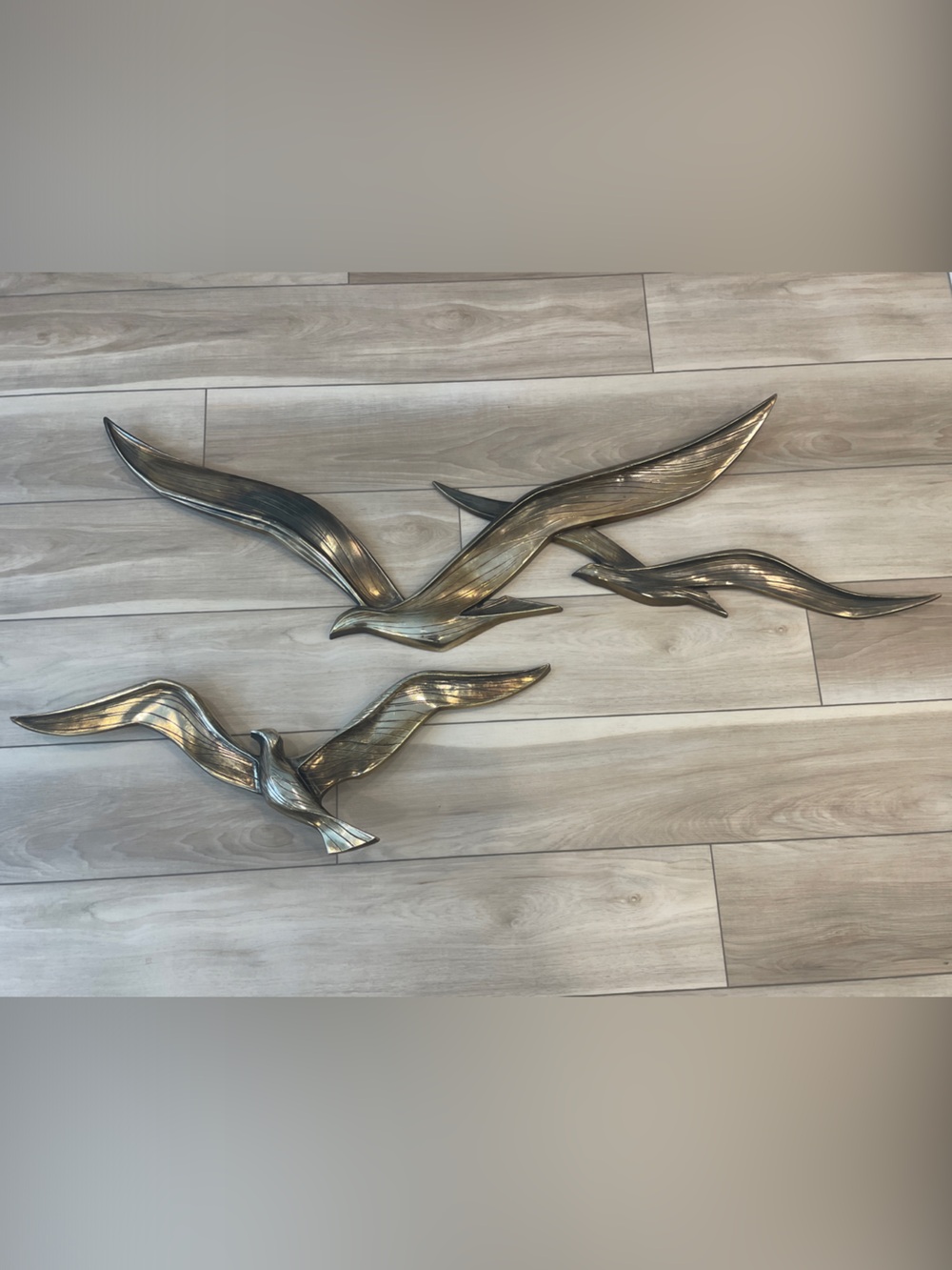 Vintage Syroco Seagull Wall Sculpture Set - Decorative Home Wall Decor